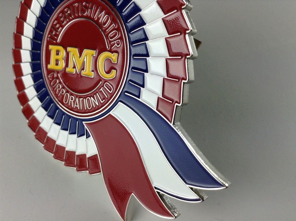 BMCミニ　BMCロゼッタグリルバッジ車・バイク・自転車